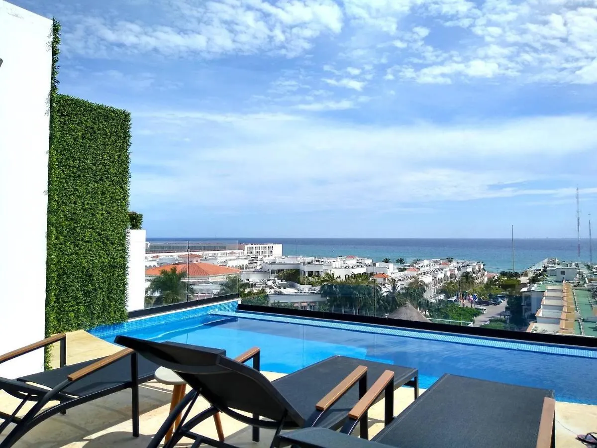 Ocean View From The Rooftop Pool Only One Block To The Beach Studio For 2 Playa del Carmen 0*,