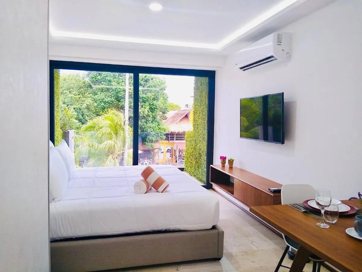 Apartment Ocean View From The Rooftop Pool Only One Block To The Beach Studio For 2 Playa del Carmen Mexico