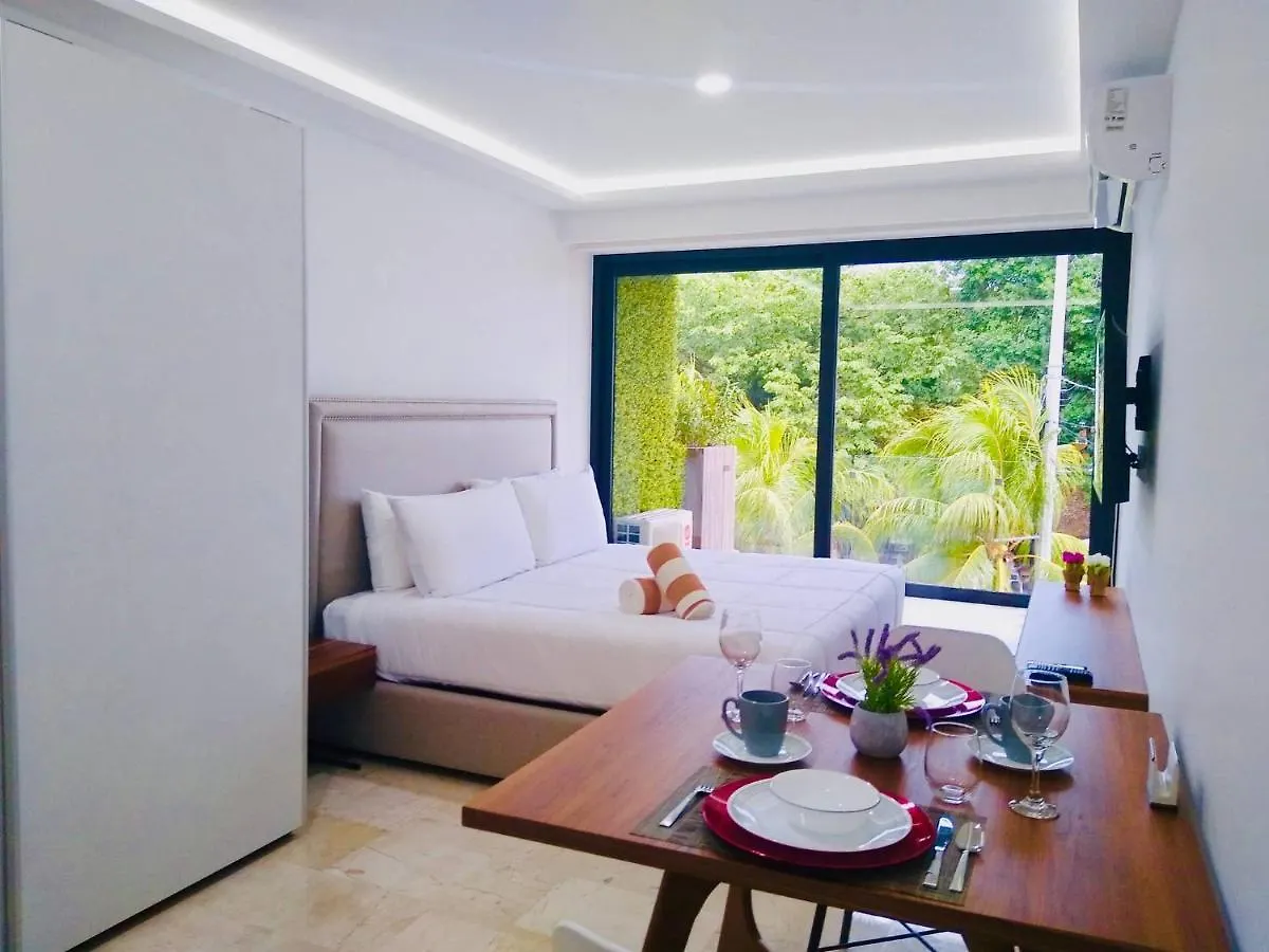 פלאייה דל כרמן Ocean View From The Rooftop Pool Only One Block To The Beach, Studio For 2